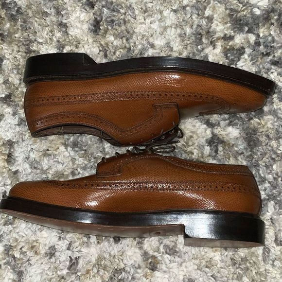 Florsheim Royal Imperial Kenmoor Gunboats Shoe 93602 size 10 vintage - Picture 3 of 9